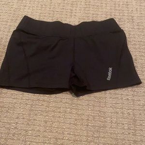 Black reebok athletic shorts